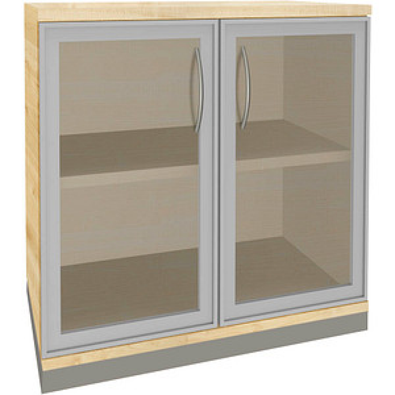 fm Aktenschrank Sidney, 4260267329320 königsahorn, Acrylglas klar 1 Fachboden 80,0 x 44,2 x 78,1 cm – Bild 1 von 2