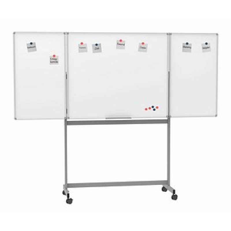 MAUL mobiles Whiteboard MAULstandard 150,0 x 100,0 cm weiß kunststoffbeschichteter Stahl – Bild 1 von 4