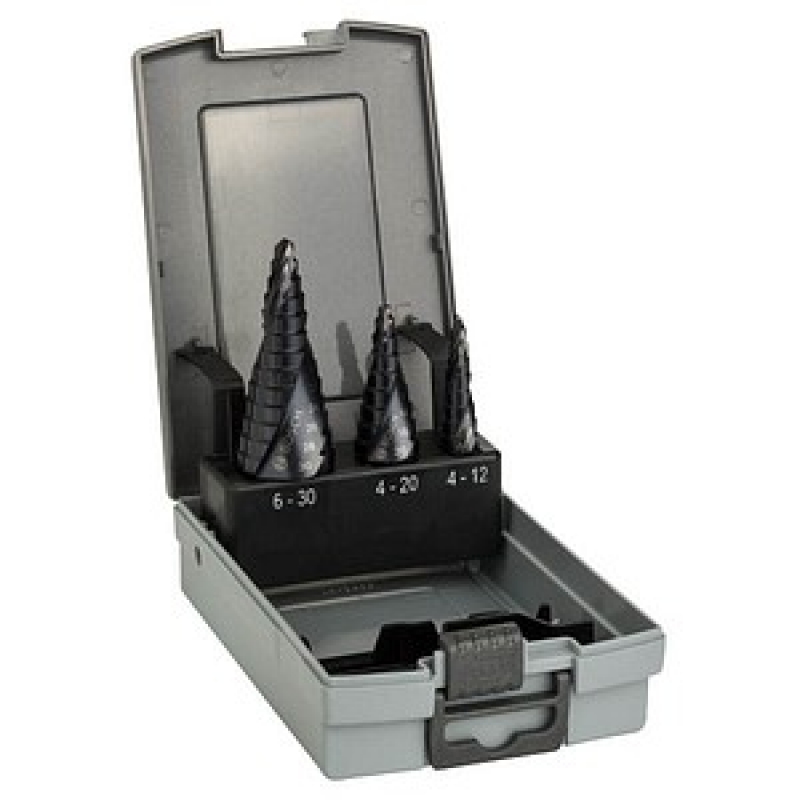 AKTION: BOSCH Stufenbohrer-Set HSS-AlTiN, 3-teilig mit Prämie nach Registrierung – Bild 1 von 3