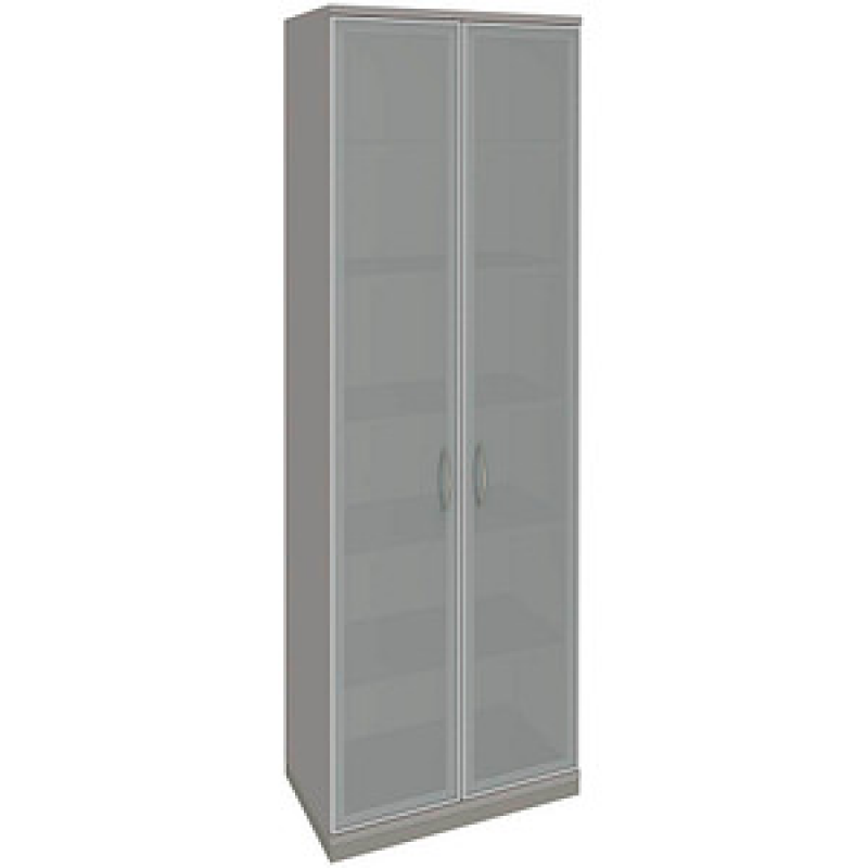 fm Aktenschrank Sidney, 4260267328996 lichtgrau, Acrylglas satiniert 5 Fachböden 80,0 x 44,2 x 222,1 cm – Bild 1 von 2
