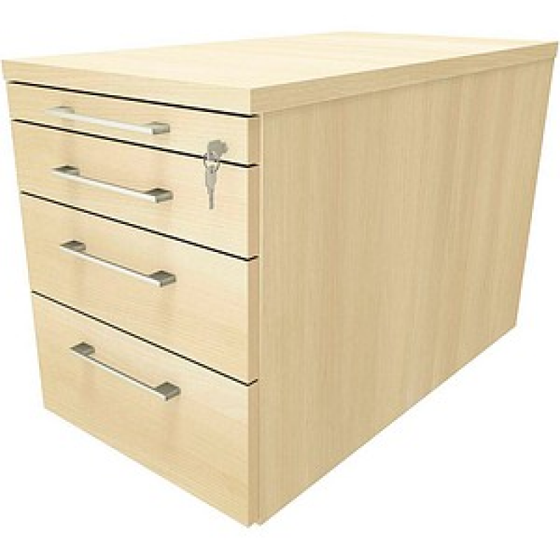 fm Oldenburg Rollcontainer königsahorn 4 Auszüge 43,4 x 80,0 x 54,0 cm – Bild 1 von 2