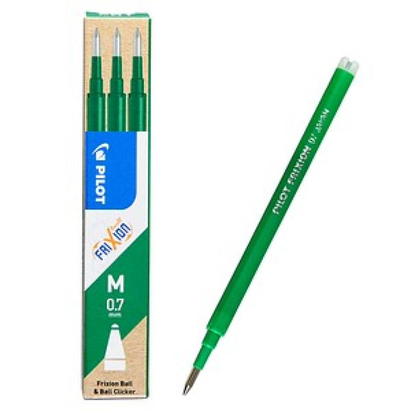 PILOT FRIXION Tintenrollerminen grün 0,4 mm 3 St. – Bild 1 von 6