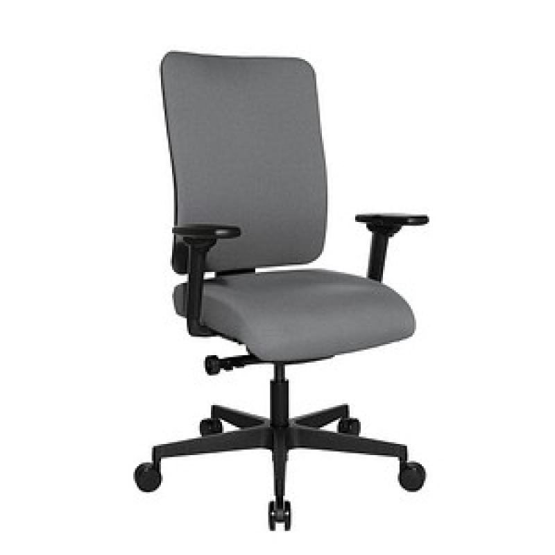 Topstar Bürostuhl Sitness Open X (P) Deluxe, OX600TW2 T23 Stoff grau, Gestell schwarz – Bild 1 von 6