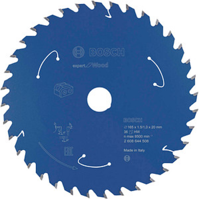 BOSCH EXPERT for Wood Kreissägeblatt 165,0 mm, 36 Zähne, 1 St. – Bild 1 von 2