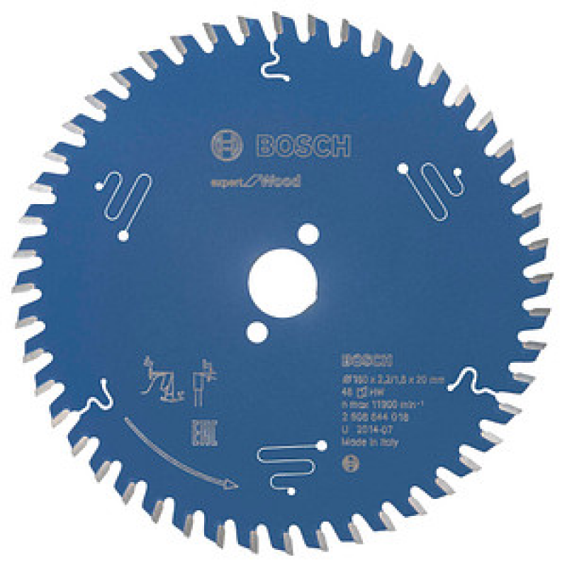 AKTION: BOSCH EXPERT for Wood Kreissägeblatt 160,0 mm, 48 Zähne, 1 St. mit Prämie nach Registrierung