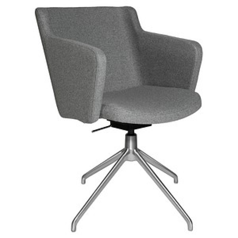 Topstar Besuchersessel SFH 1.0 hellgrau edelstahl, Optik matt Stoff 58,0 x 66,0 x 87,0 - 90,0 cm, 1 St. – Bild 1 von 7