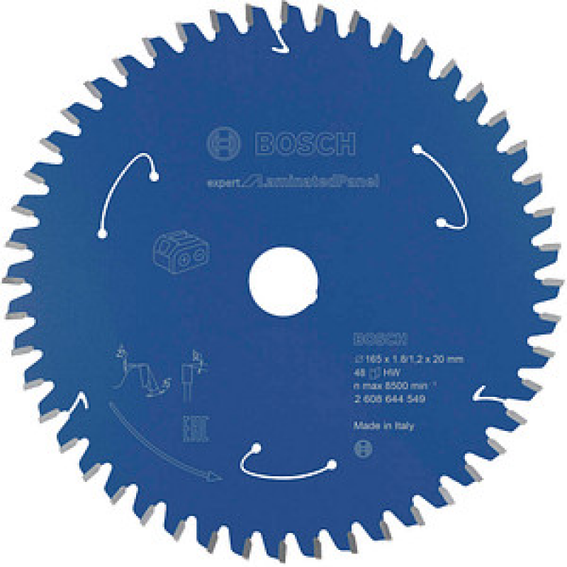 BOSCH EXPERT for Laminated Panel Kreissägeblatt 165,0 mm, 48 Zähne, 1 St. – Bild 1 von 2