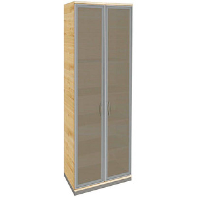 fm Aktenschrank Sidney, 4260267329313 königsahorn, Acrylglas satiniert 5 Fachböden 80,0 x 44,2 x 222,1 cm – Bild 1 von 2
