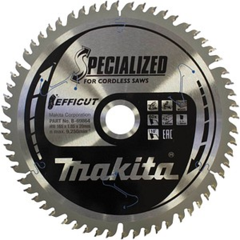 makita B-69864 EFFICUT Kreissägeblatt 165,0 mm, 60 Zähne, 1 St. – Bild 1 von 4