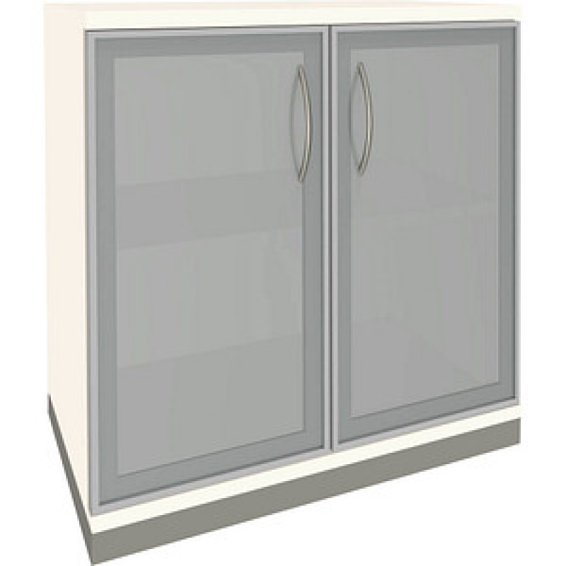 fm Aktenschrank Sidney, 4260672331727 weiß, Acrylglas satiniert 1 Fachboden 80,0 x 44,2 x 78,1 cm – Bild 1 von 2
