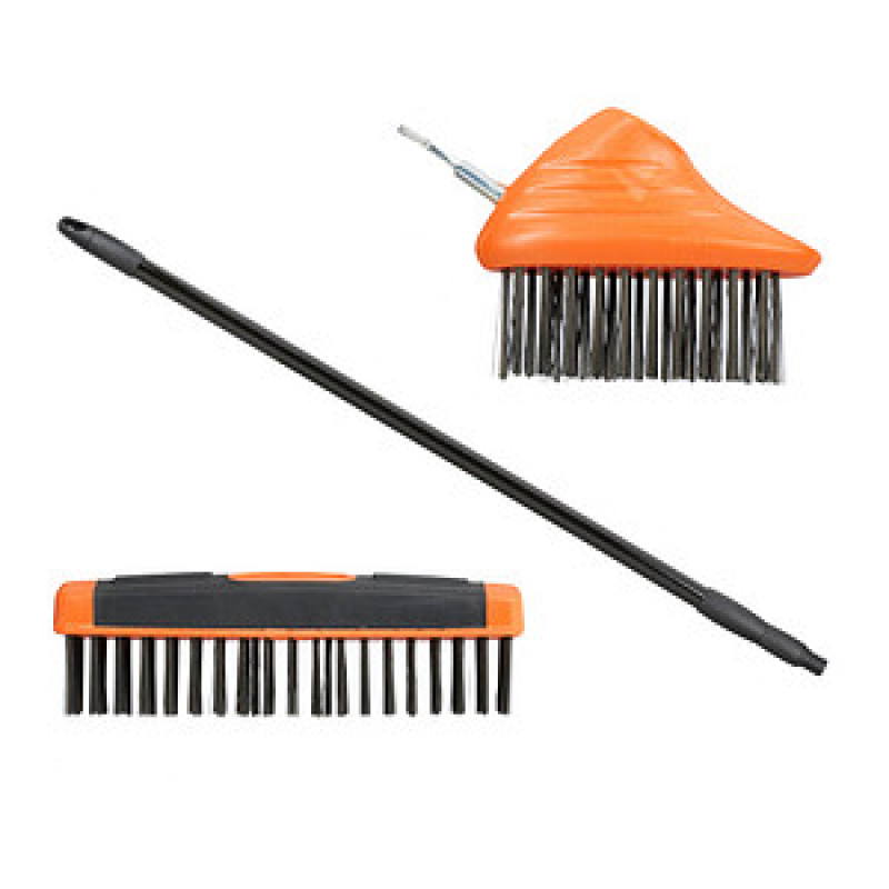 relaxdays Fugenbürsten-Set schwarz/orange Kunststoff, 1 St. – Bild 1 von 7