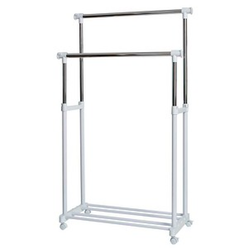 LOVE !T STORE !T Rollgarderobe 670124 weiß Metall ohne Haken 90,0 - 134,0 x 98,0 - 168,0 cm, 1 St. – Bild 1 von 10