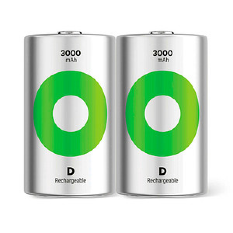 GP Akkus ReCyko+ Ni-MH Mono D 3.000 mAh, 2 St. – Bild 1 von 8