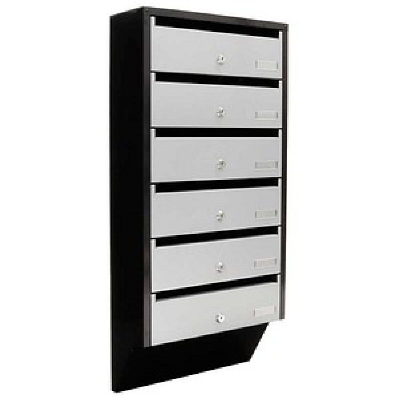 ROTTNER Briefkasten Depot T06368 silber, schwarz – Bild 1 von 7