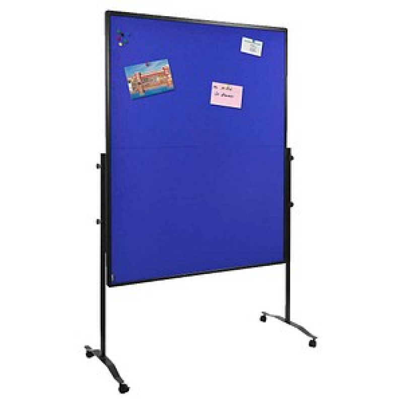 Legamaster Moderationswand PREMIUM PLUS klappbar 120,0 x 150,0 cm marineblau – Bild 1 von 8