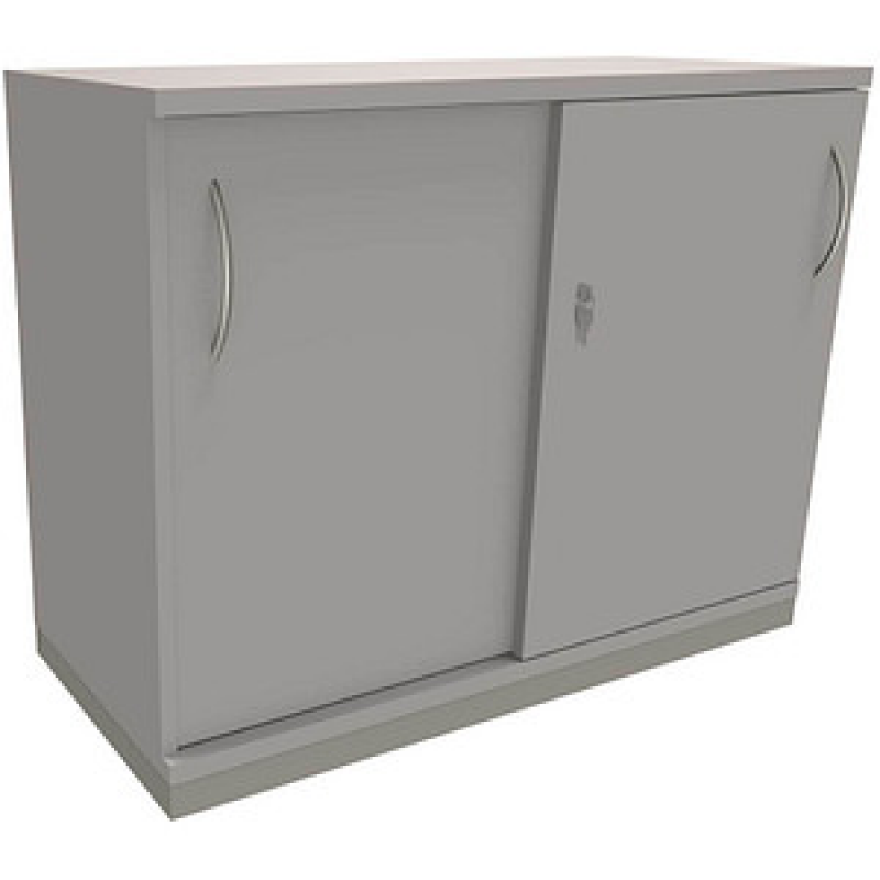 fm Schiebetürenschrank Sidney, 4260267327807 lichtgrau 1 Fachboden 100,0 x 44,2 x 78,1 cm – Bild 1 von 3