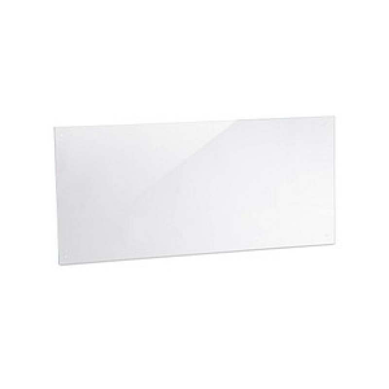 relaxdays Spritzschutz Küche transparent 100,0 x 0,6 x 50,0 cm – Bild 1 von 9