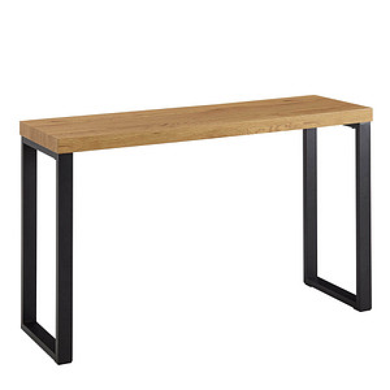WOHNLING Konsolentisch rechteckig MDF-Platte eiche 120,0 x 39,0 x 76,0 cm, 1 St. – Bild 1 von 6