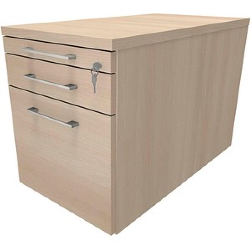 fm Oldenburg Rollcontainer akazie 3 Auszüge 43,4 x 80,0 x 54,0 cm – Bild 1 von 2