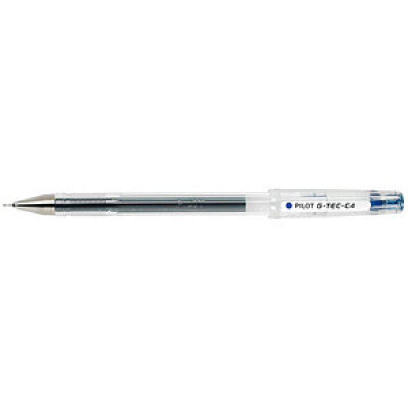 PILOT G-Tec C4 0.4 Gelschreiber transparent 0,4 mm, Schreibfarbe: blau, 1 St.