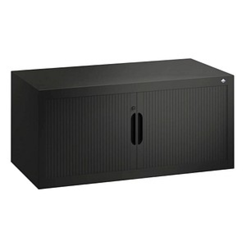 CP Omnispace Aufsatz-Rollladenschrank schwarzgrau keine Fachböden 100,0 x 42,0 x 45,0 cm – Bild 1 von 4
