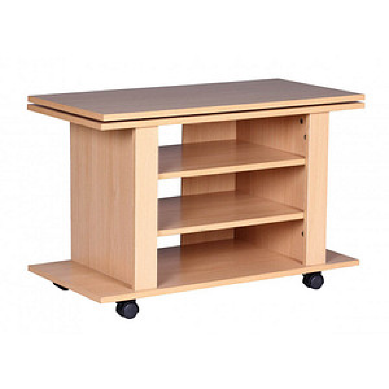 WOHNLING Bürowagen buche 4 Ebenen 75,0 x 38,0 x 51,0 cm – Bild 1 von 6