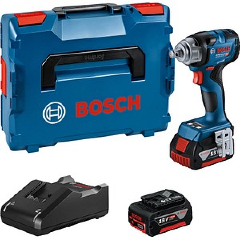 AKTION: BOSCH Professional GDS 18V-330 HC Akku-Schlagbohrschrauber-Set 18,0 V, mit 2 Akkus mit Prämie nach Registrierung – Bild 1 von 7