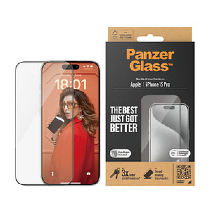 PanzerGlass Apple iPhone 15 Pro – Bild 1 von 4