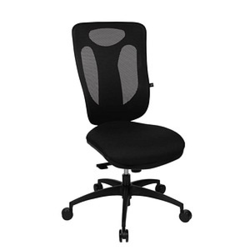 Topstar Bürostuhl Net Pro 100, NN100 T200 Stoff schwarz, Gestell schwarz – Bild 1 von 7