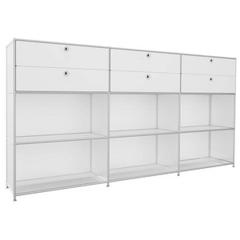 viasit Sideboard System4, 83913 weiß 227,9 x 40,4 x 118,2 cm, 1 St. – Bild 1 von 4