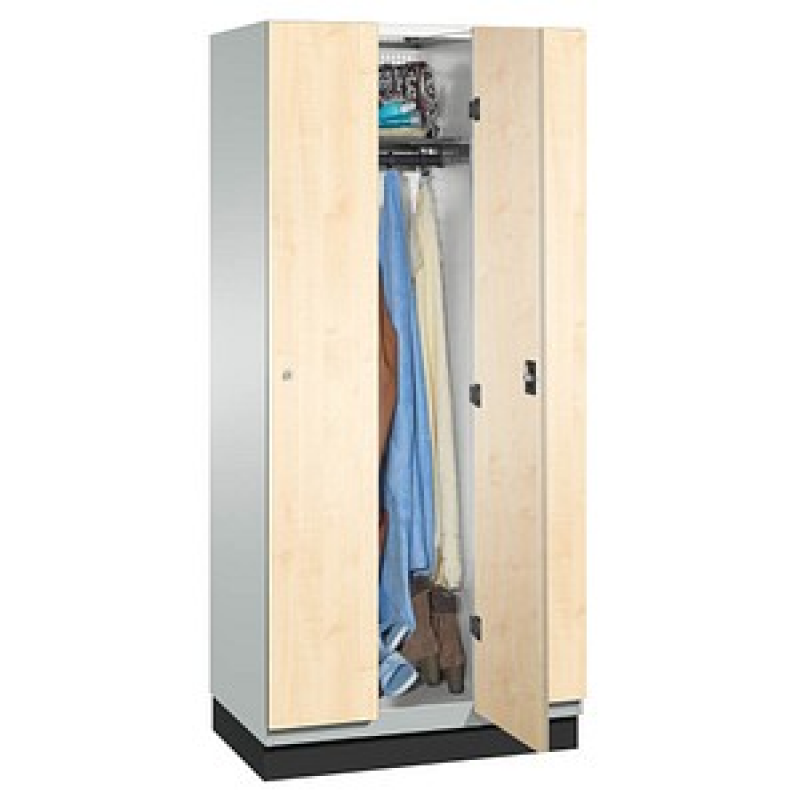 CP Spind Cambio lichtgrau, birke 45100-30 S10123, 3 Schließfächer 90,0 x 52,5 x 198,0 cm – Bild 1 von 3