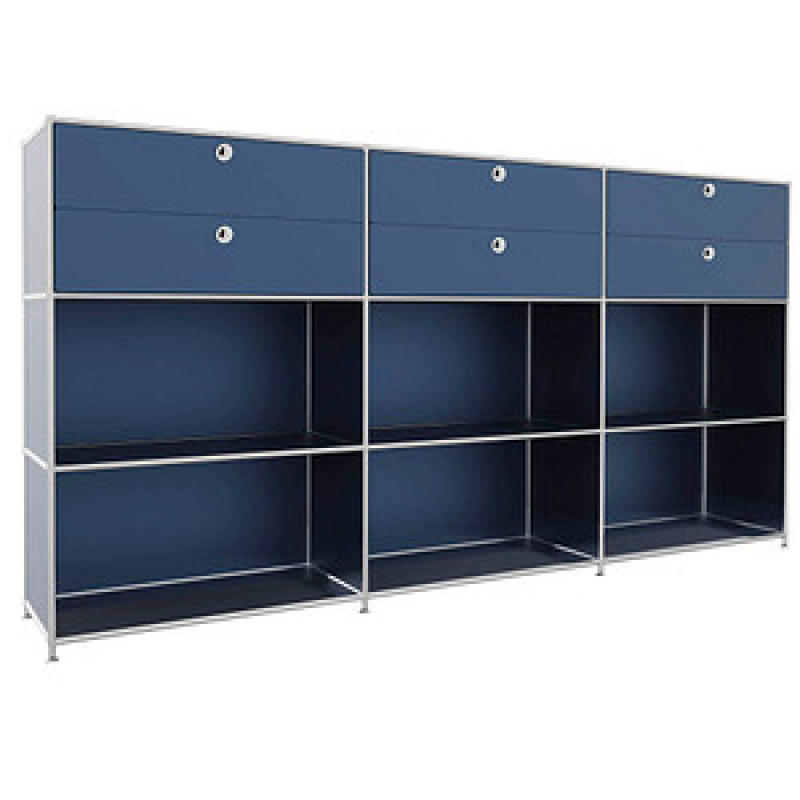 viasit Sideboard System4, 83916 violettblau 227,9 x 40,4 x 118,2 cm, 1 St. – Bild 1 von 5
