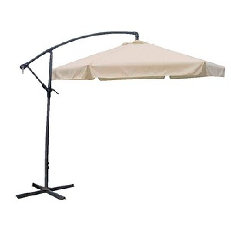 Garden Pleasure Sonnenschirm sechseckig, creme neigbar Ø 300,0 cm, 1 St. – Bild 1 von 2
