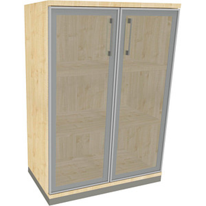 fm Aktenschrank Oldenburg, 4260429768059 königsahorn, Acrylglas satiniert 2 Fachböden 80,0 x 44,2 x 113,3 cm – Bild 1 von 2