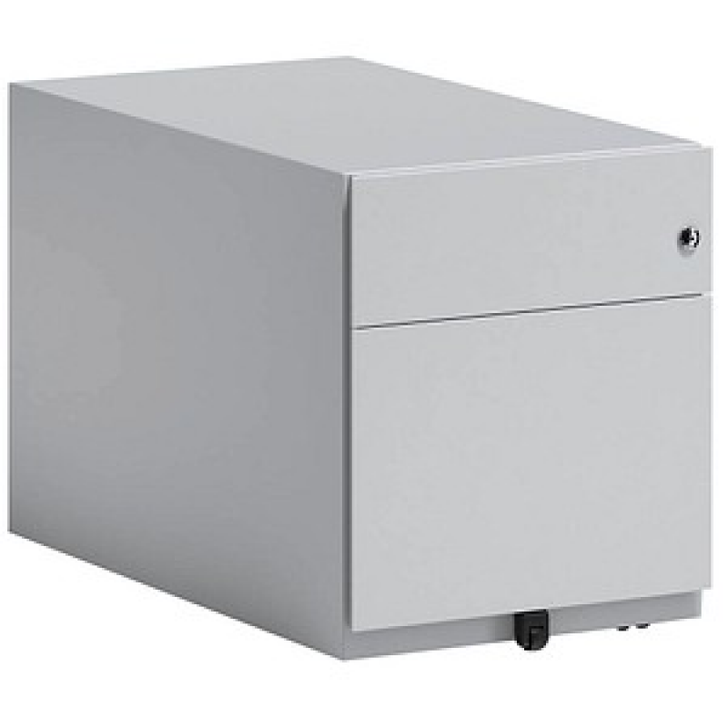 BISLEY Note Rollcontainer lichtgrau 2 Auszüge 42,0 x 77,5 x 49,5 cm – Bild 1 von 5