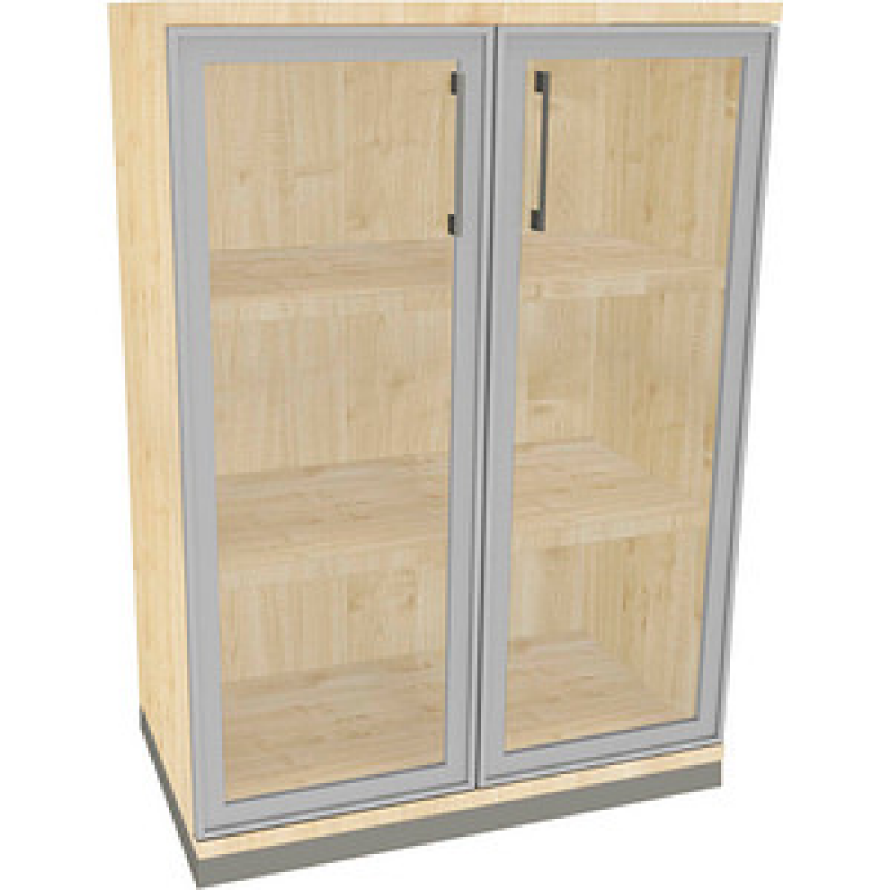 fm Aktenschrank Oldenburg, 4260429768103 königsahorn, Acrylglas klar 2 Fachböden 80,0 x 44,2 x 113,3 cm – Bild 1 von 2
