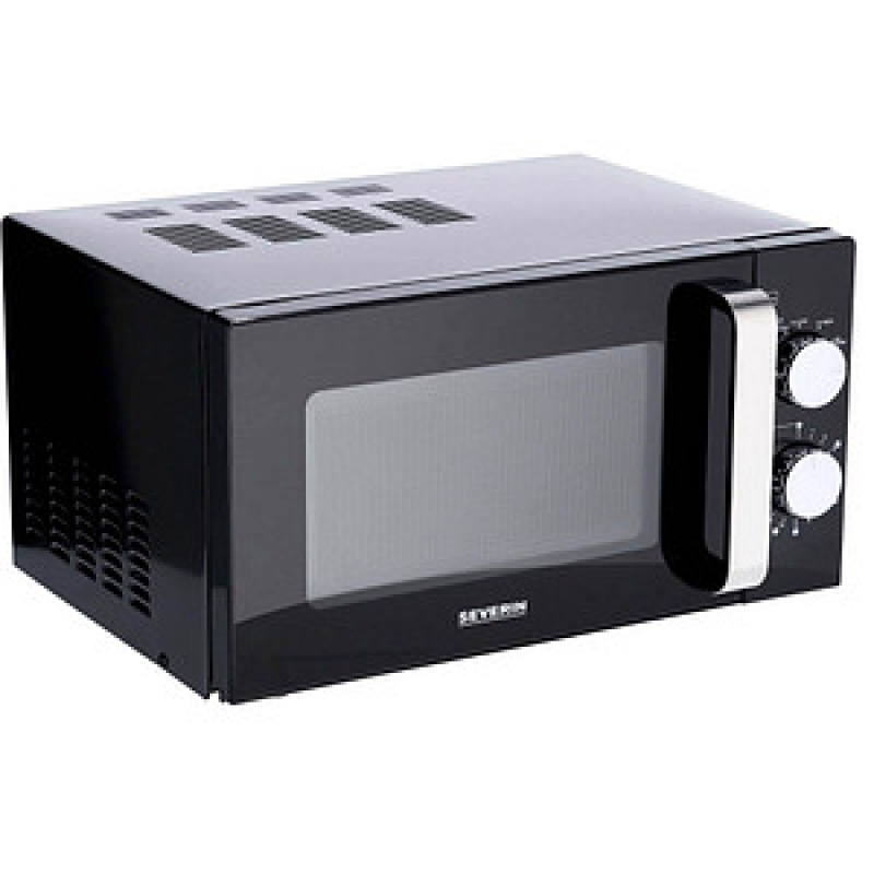 SEVERIN MW 7761 Mikrowelle 800 W schwarz, edelstahl – Bild 1 von 2