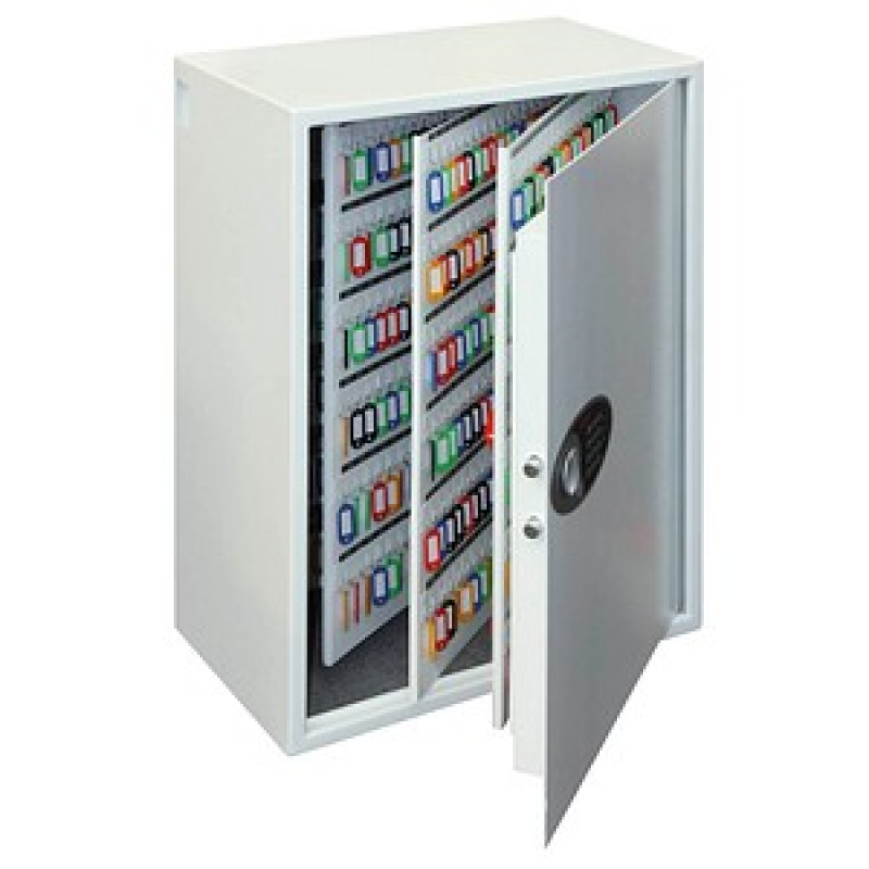 phoenix KS0036E MKII Schlüsseltresor signalweiß mit 700 Haken, Elektronikschloss, 58,0 x 33,0 x 76,0 cm, 1 St. – Bild 1 von 11