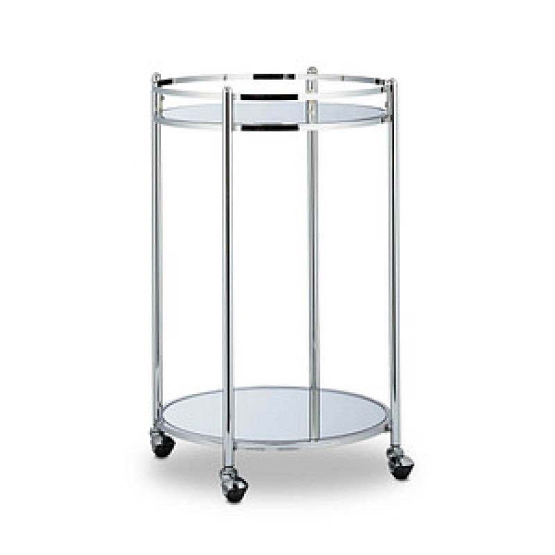 relaxdays Servierwagen silber 50,0 x 50,0 x 75,0 cm – Bild 1 von 9