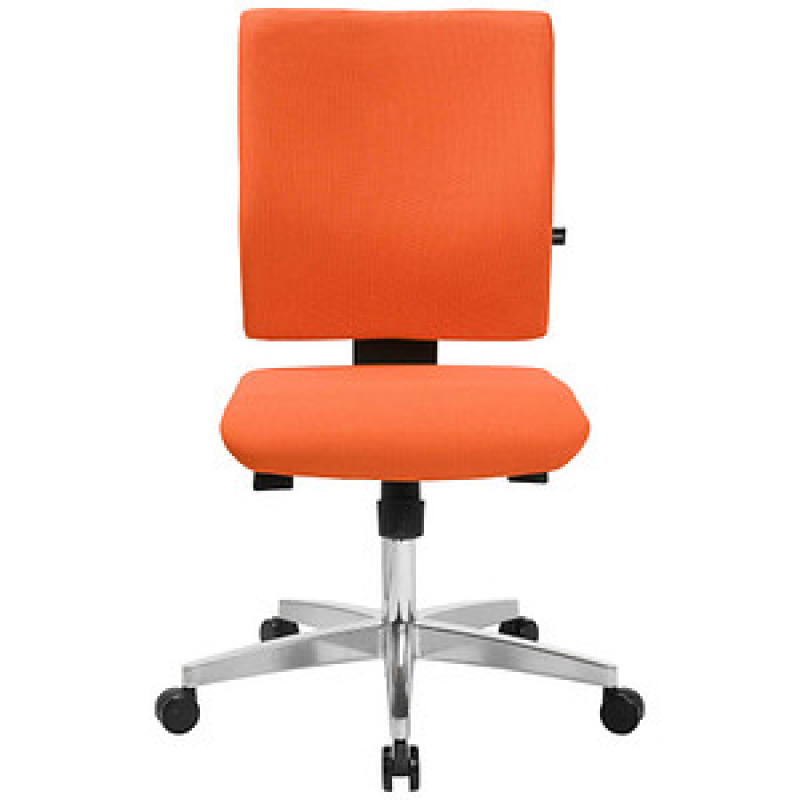 Topstar Bürostuhl Lightstar 10, LS19W0G04 Stoff orange, Gestell alu – Bild 1 von 4