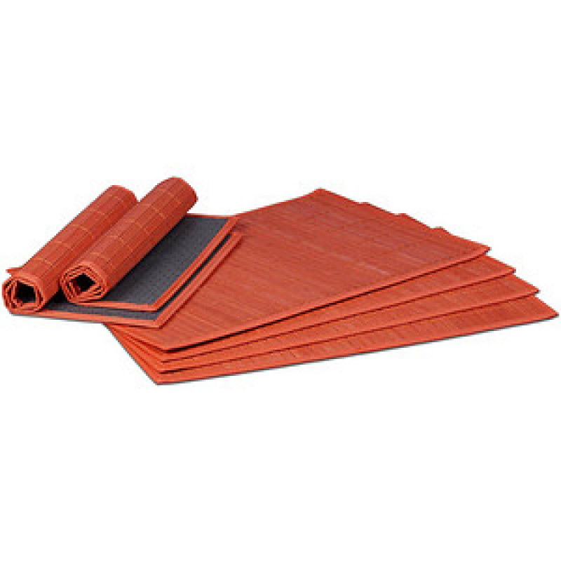 relaxdays Platzset rot 30,0 x 45,0 cm, 6 St. – Bild 1 von 5