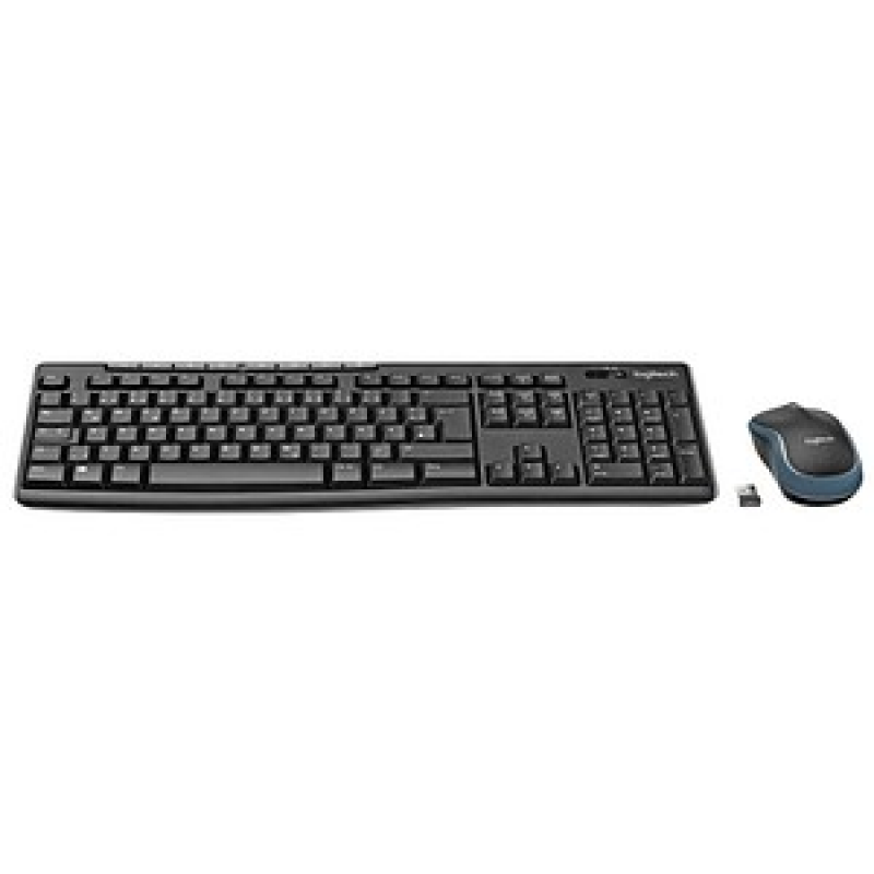Logitech MK270 Tastatur-Maus-Set kabellos schwarz, grau – Bild 1 von 4
