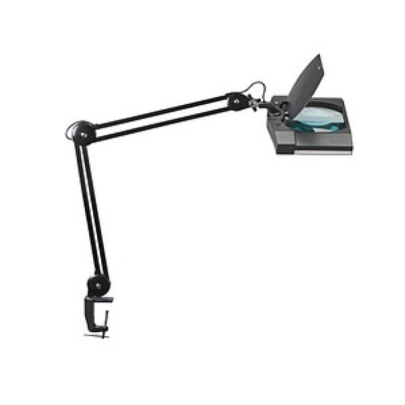 MAUL MAULvitrum LED Lupenleuchte schwarz 7 W mit Tischklemme – Bild 1 von 3