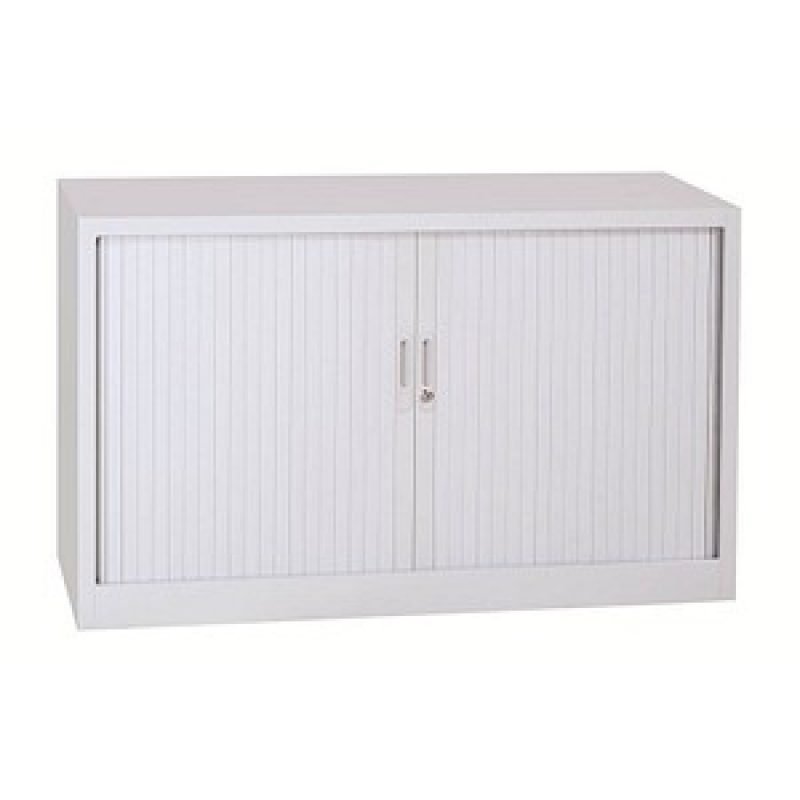Gürkan Rollladenschrank lichtgrau 1 Fachboden 120,0 x 46,0 x 75,0 cm – Bild 1 von 3