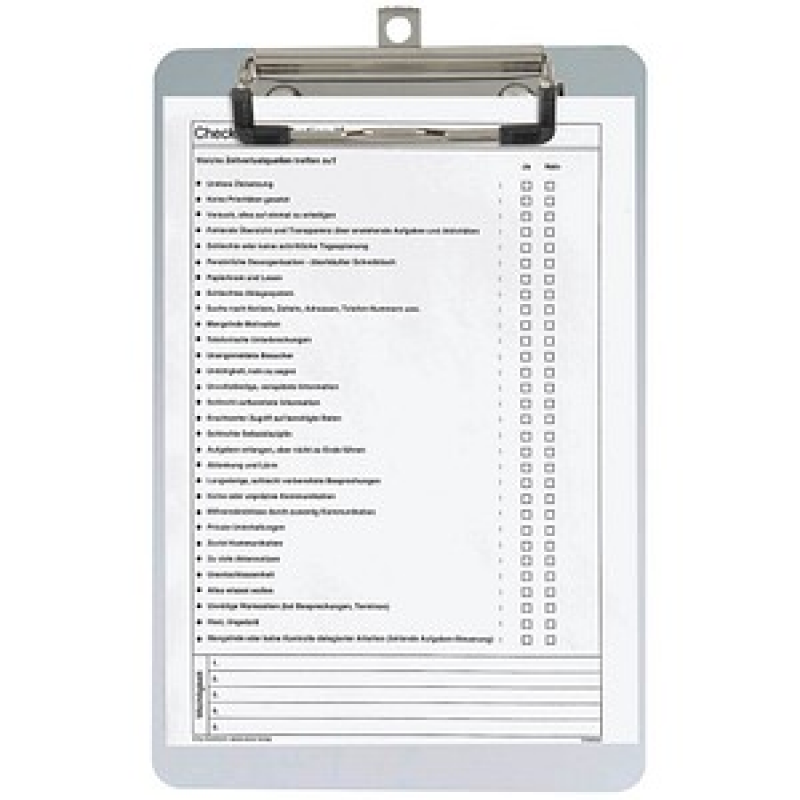 MAUL Klemmbrett 2351508 DIN A5 silber Aluminium, 1 St. – Bild 1 von 4