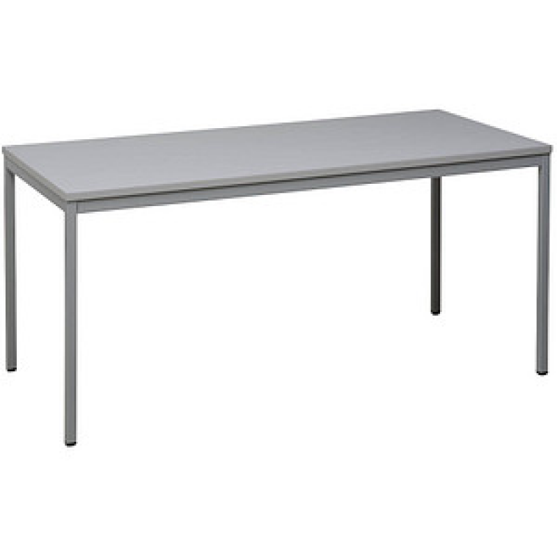 Gürkan Mehrzwecktisch grau rechteckig, Vierkantrohr grau, 200,0 x 80,0 x 75,0 cm – Bild 1 von 3