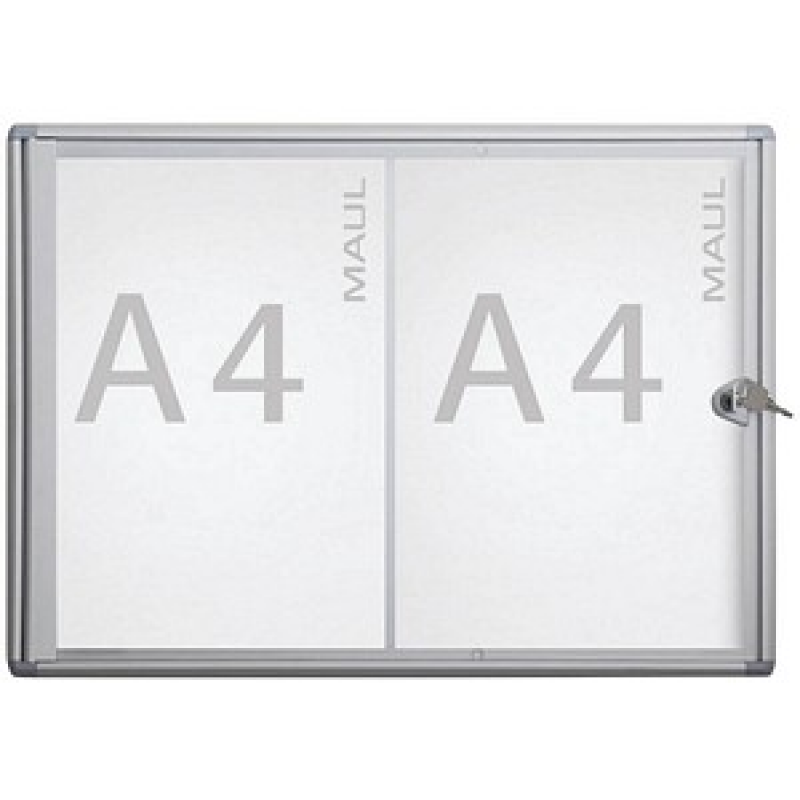 MAUL Schaukasten Extraslim grau 2x DIN A4 49,0 x 2,7 x 35,0 cm, 1 St.