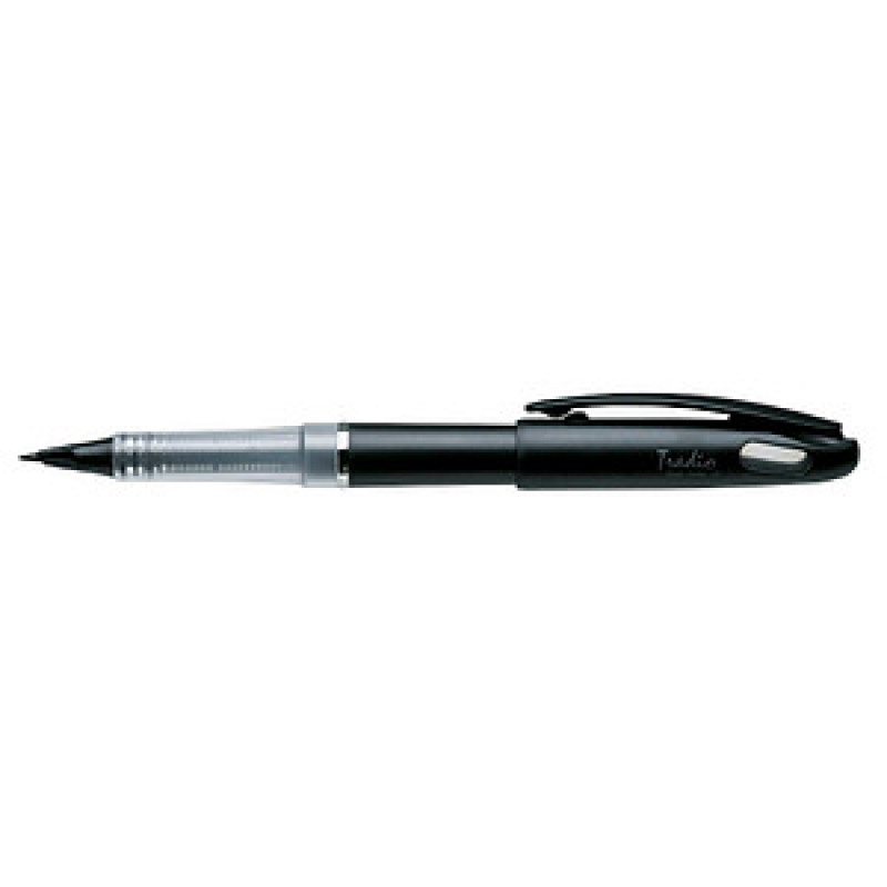 Pentel Tradio Stylo TRJ50 Filzstift schwarz, 1 St. – Bild 1 von 3