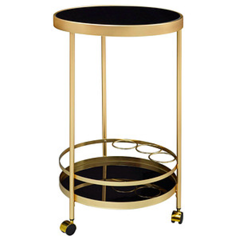 WOHNLING Servierwagen gold 67,0 x 46,0 x 79,0 cm – Bild 1 von 6