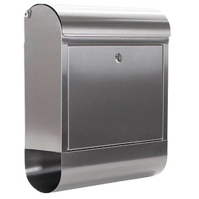 ROTTNER Briefkasten Rondello Inox T05865 silber – Bild 1 von 4